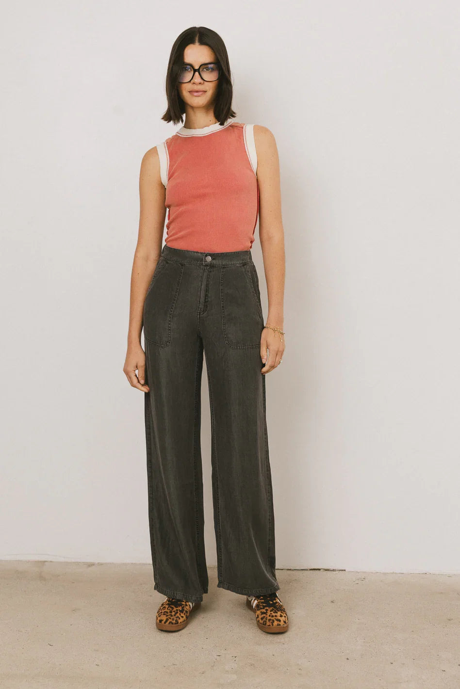 Reece Wide Leg Pants in Black FINAL SALE