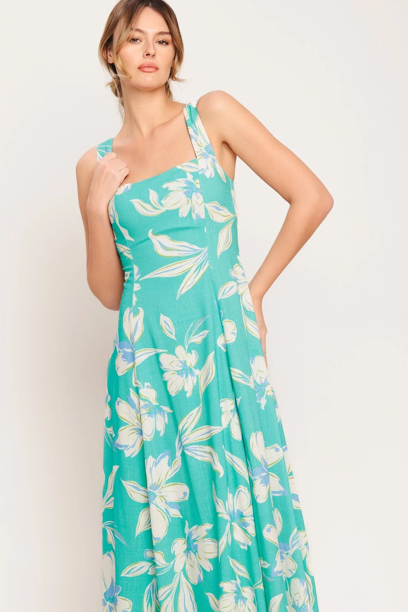 AQUA DAYDREAMS MIDI DRESS FINAL SALE