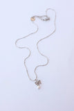 Jane Bow Pearl Necklace
