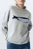 Brady Knit Sweater in Grey