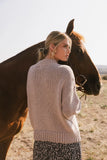 Hartley Floral Sweater in Mocha FINAL SALE