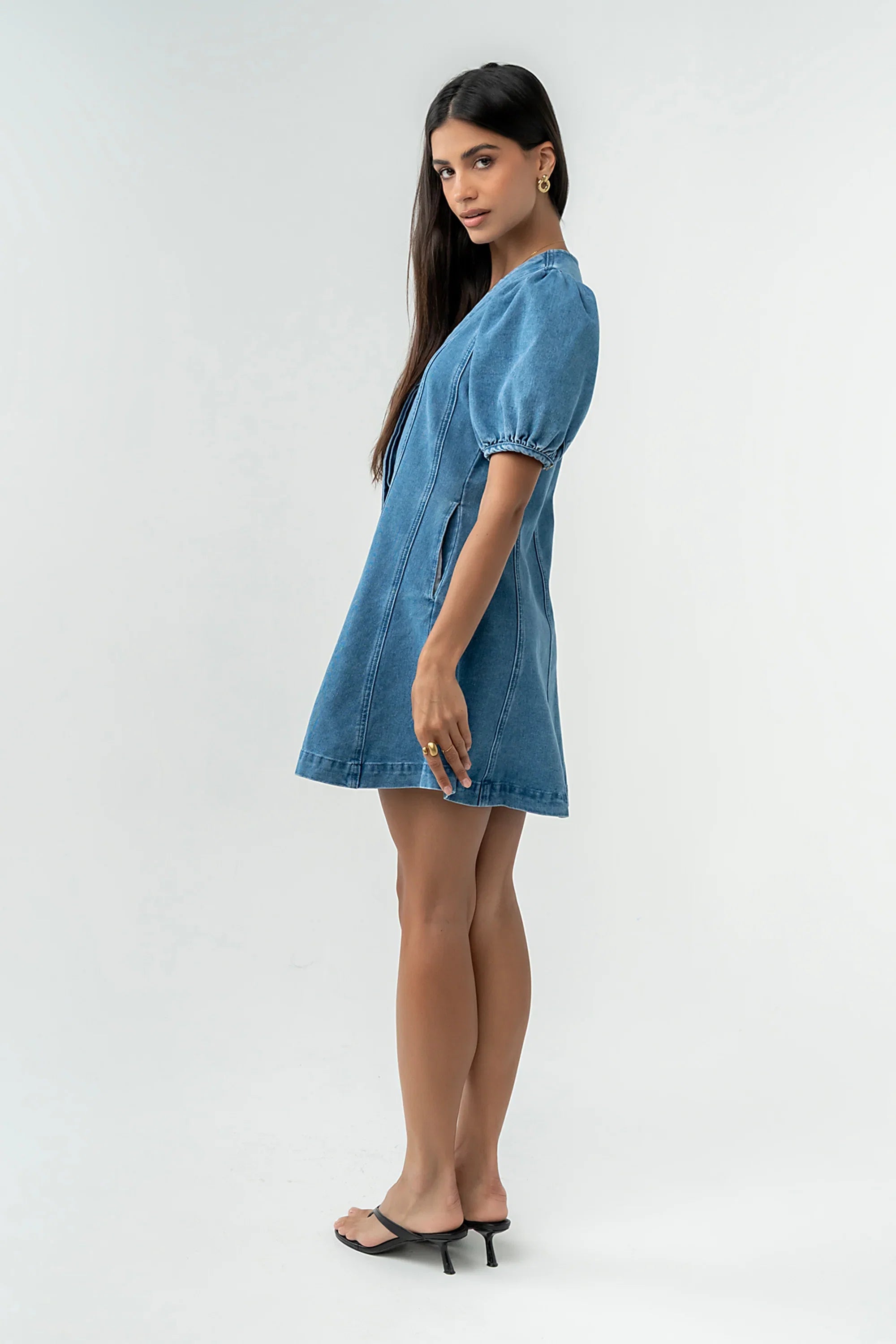 Correy Denim Mini Dress