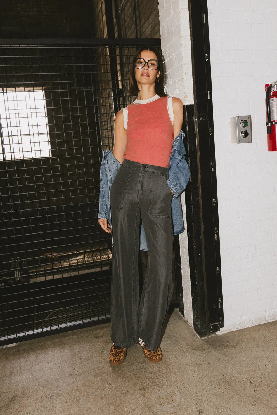 Reece Wide Leg Pants in Black FINAL SALE