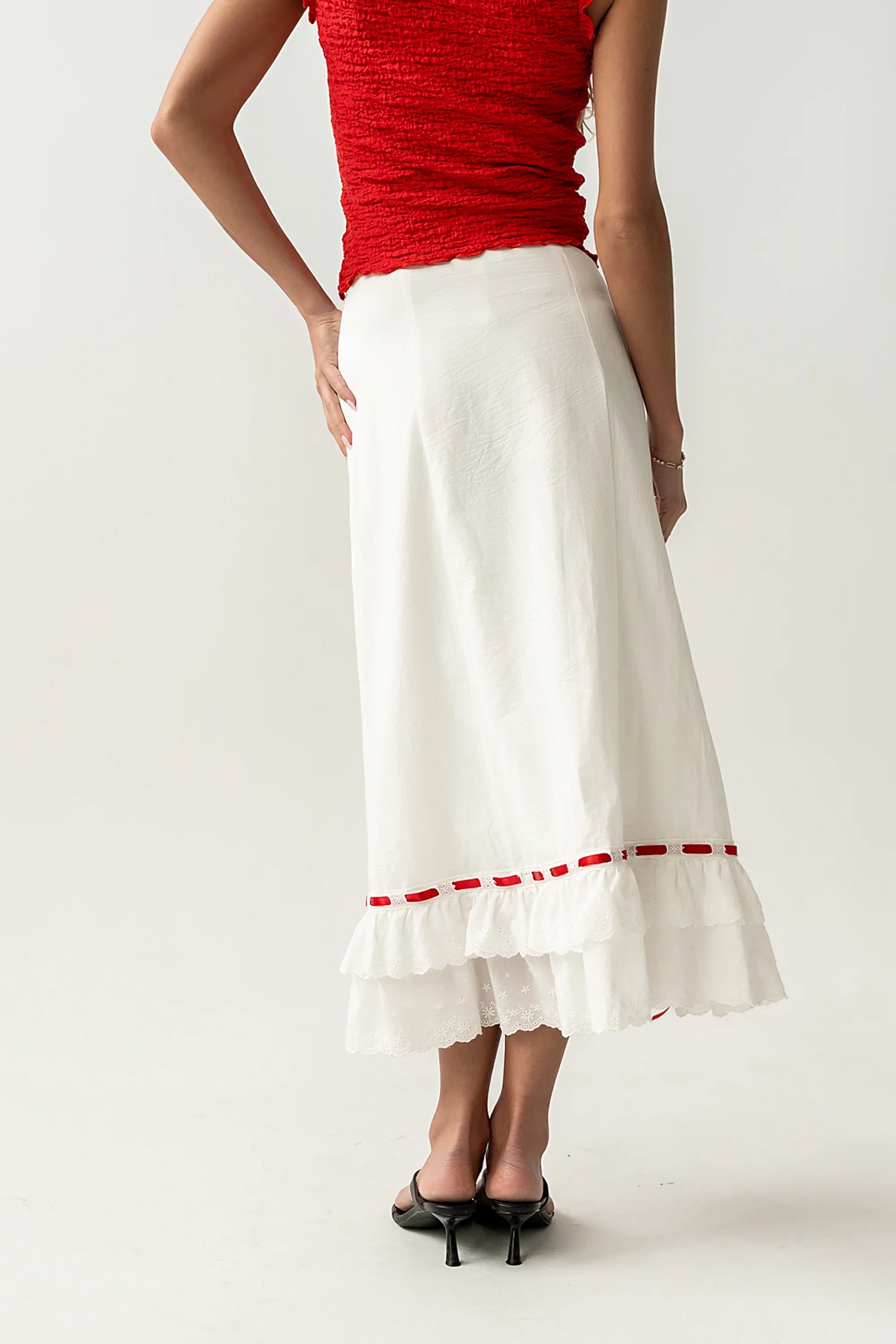 Harlow Embroidered Maxi Skirt