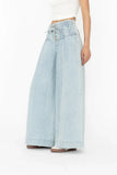 Melanie Wide Leg Pants in Light Wash FINAL SALE