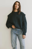 Dream Knit Sweater in Dark Teal FINAL SALE