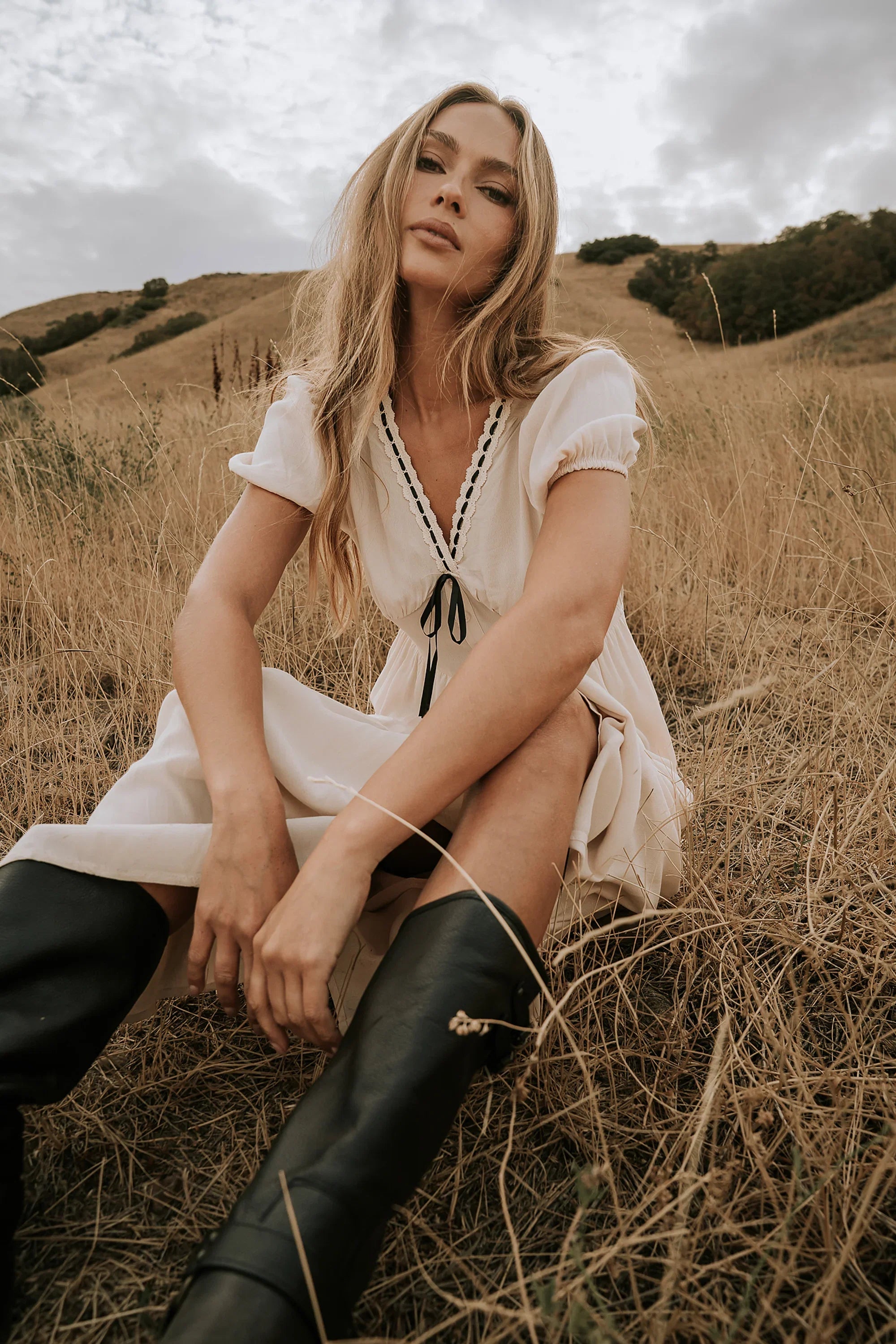 Kaydence Maxi Dress in Cream FINAL SALE
