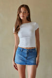 Hartley Denim Mini Skort