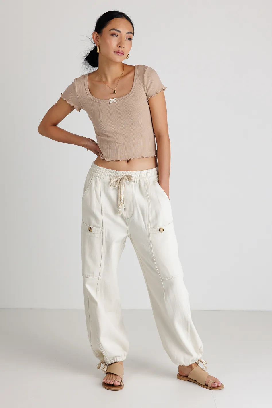 Robyn Pants in Ivory FINAL SALE