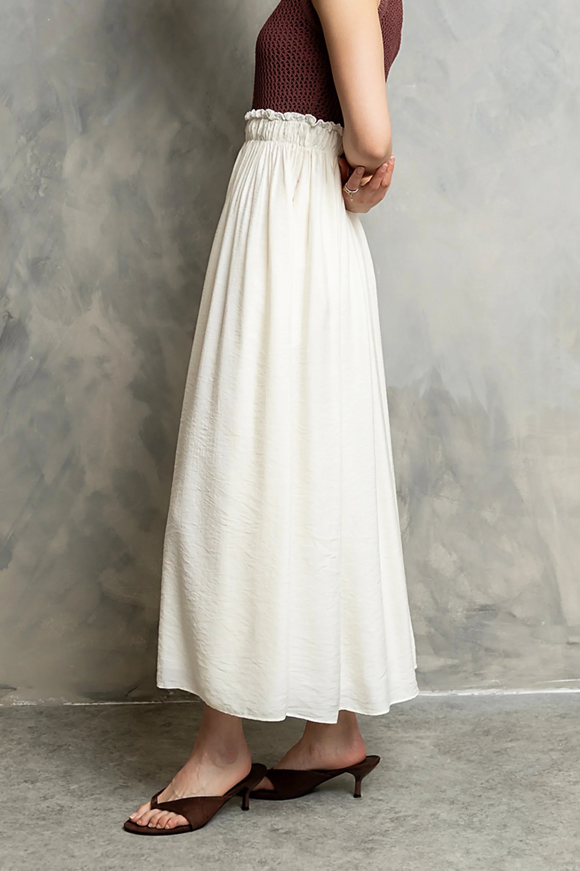 Serafina Maxi Dress in Marsala