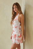 Vida Ruffle Floral Mini Dress