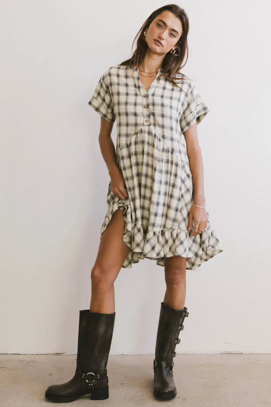 Loli Plaid Mini Dress FINAL SALE