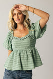 Wilder Blouse in Sage FINAL SALE