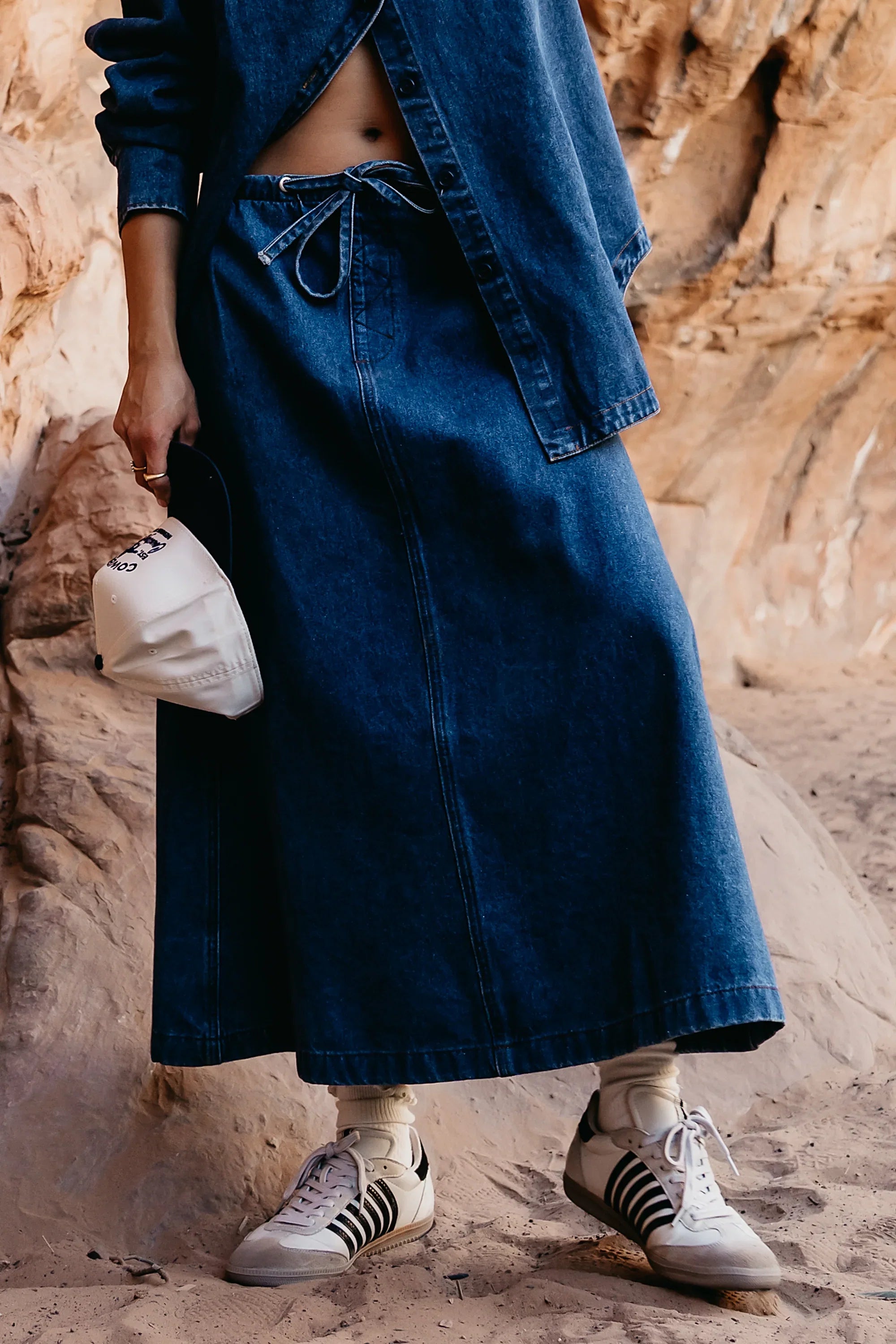 Arlo Denim Maxi Skirt FINAL SALE