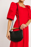 Tobias Woven Bag in Black