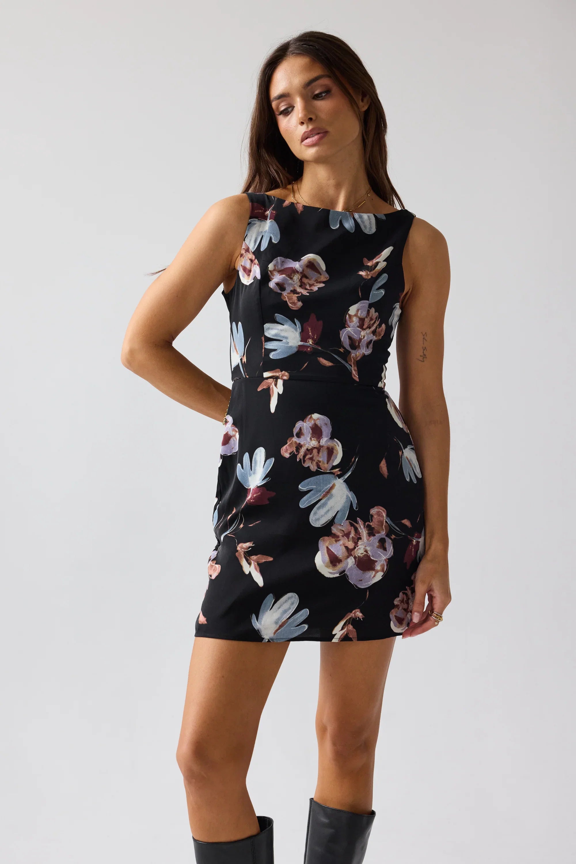 Jankin Floral Mini Dress