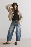 Lex Barrel Jeans in Medium Wash FINAL SALE