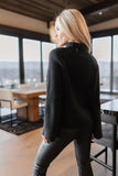 Paige Mock Neck Sweater in Black FINAL SALE