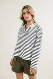 Layla Collared Striped Top FINAL SALE