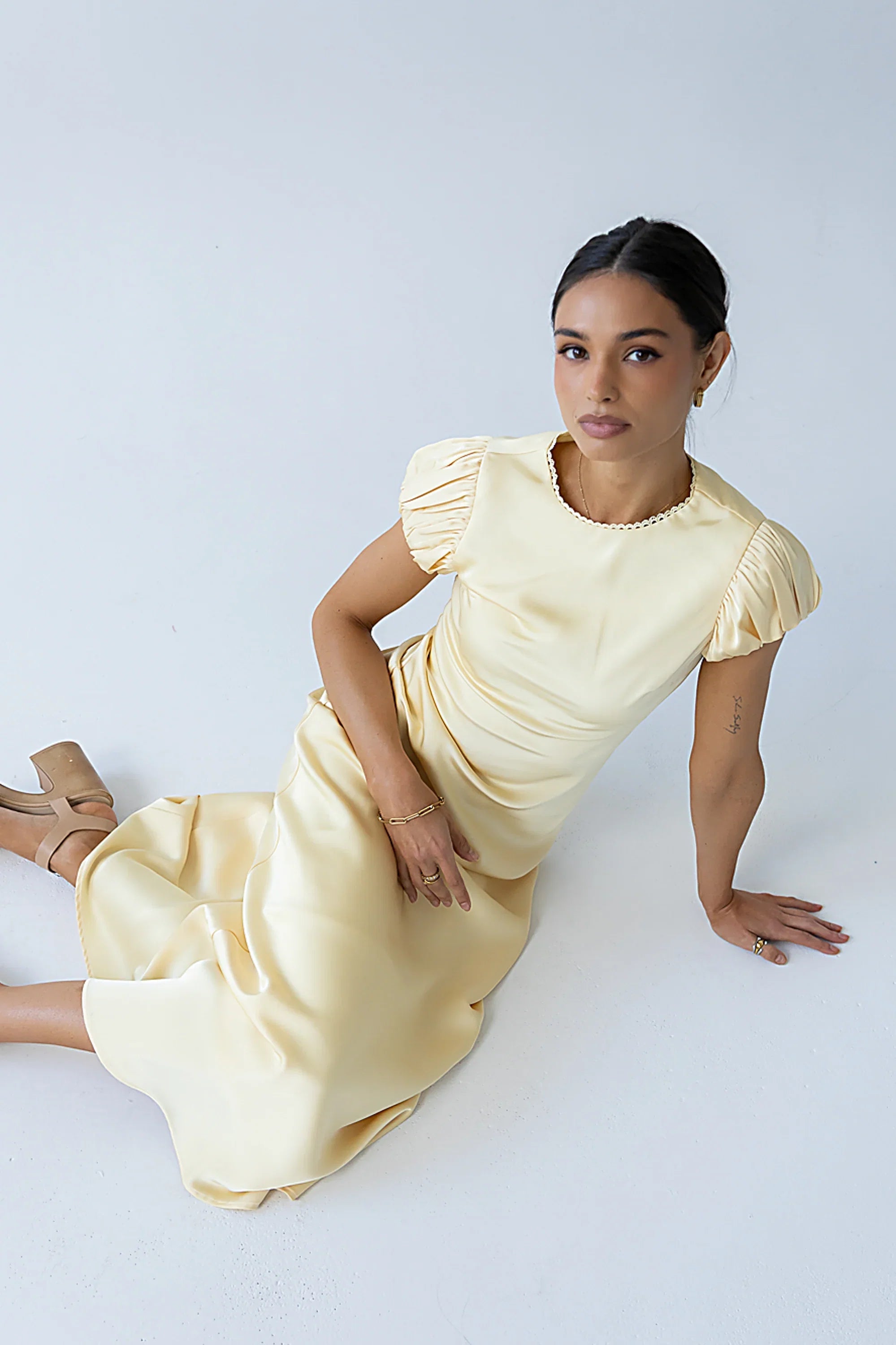 Ellianna Maxi Dress in Yellow
