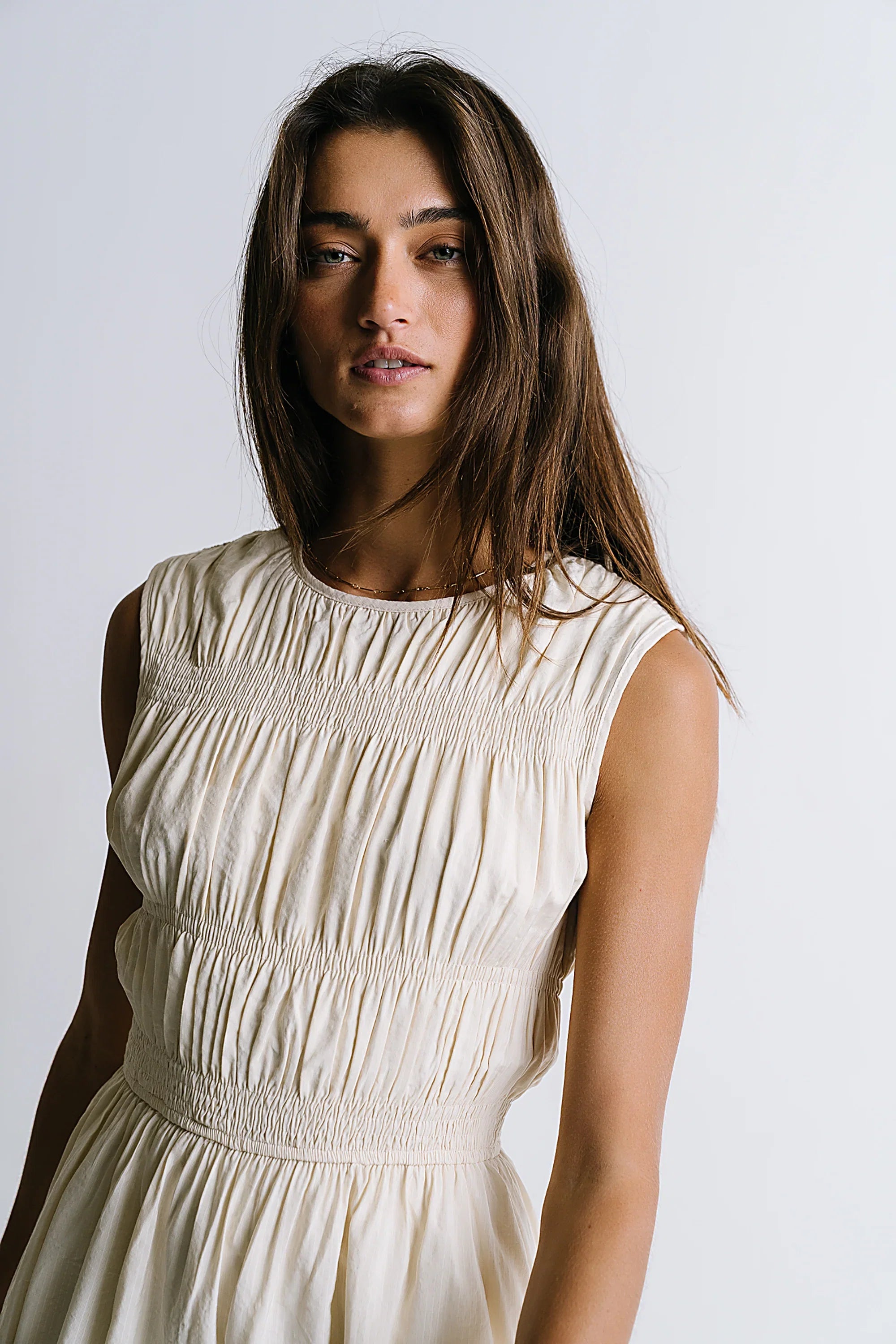 Johna Smocked Midi Dress FINAL SALE