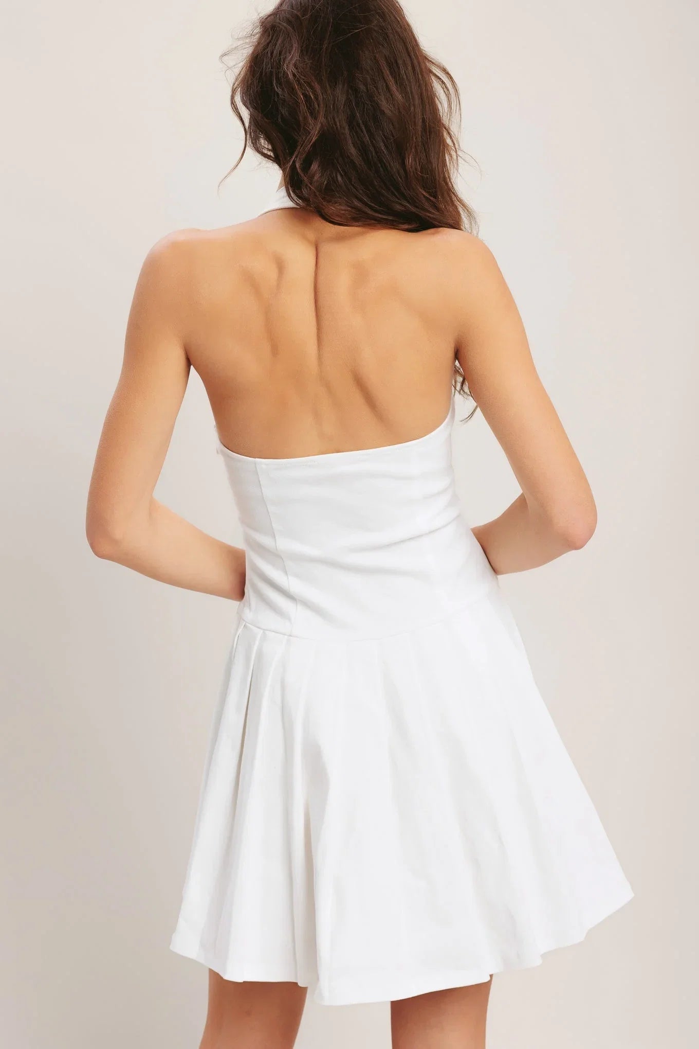 SUMMER CLUBHOUSE WHITE MINI DRESS
