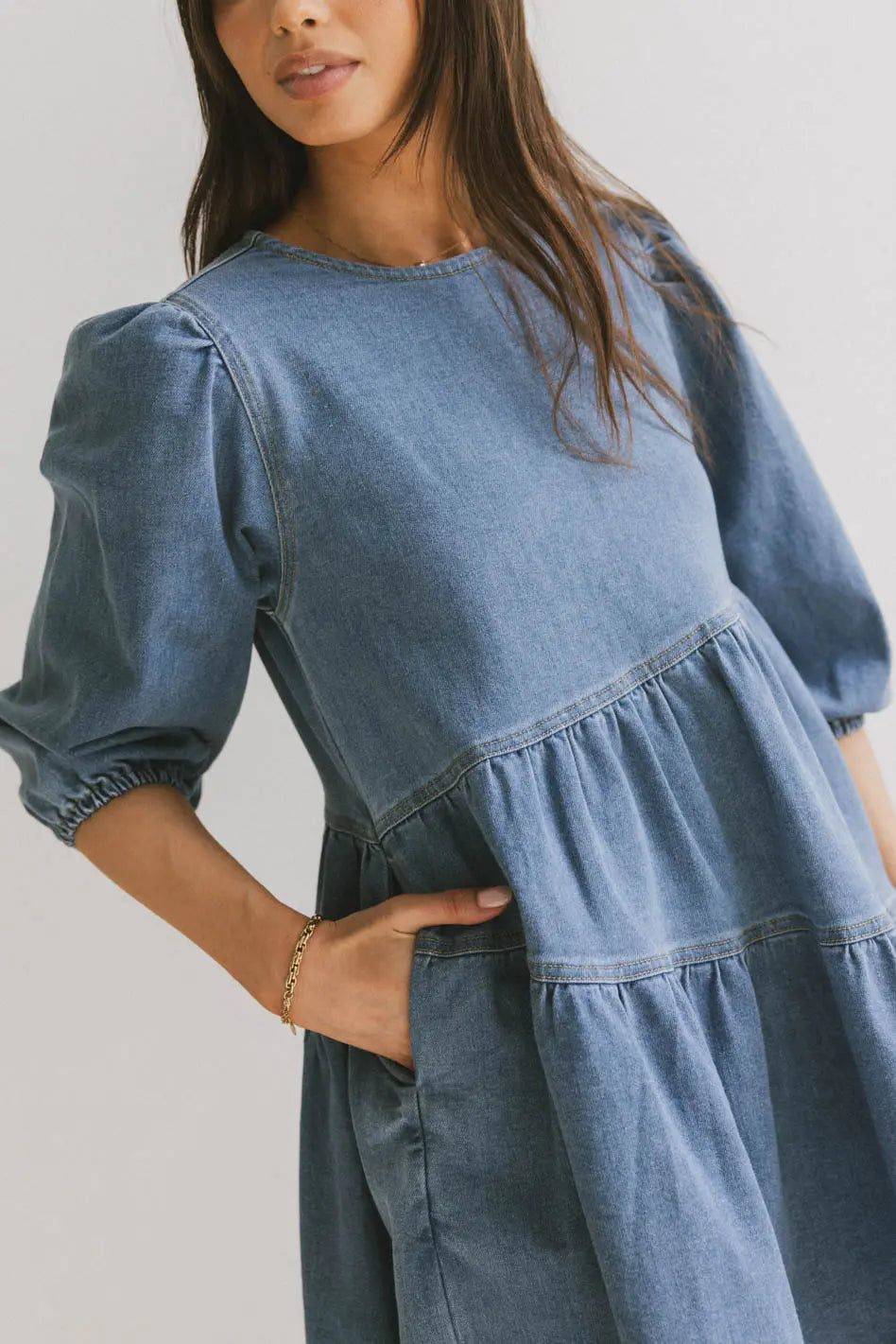 Sorrel Denim Mini Dress FINAL SALE