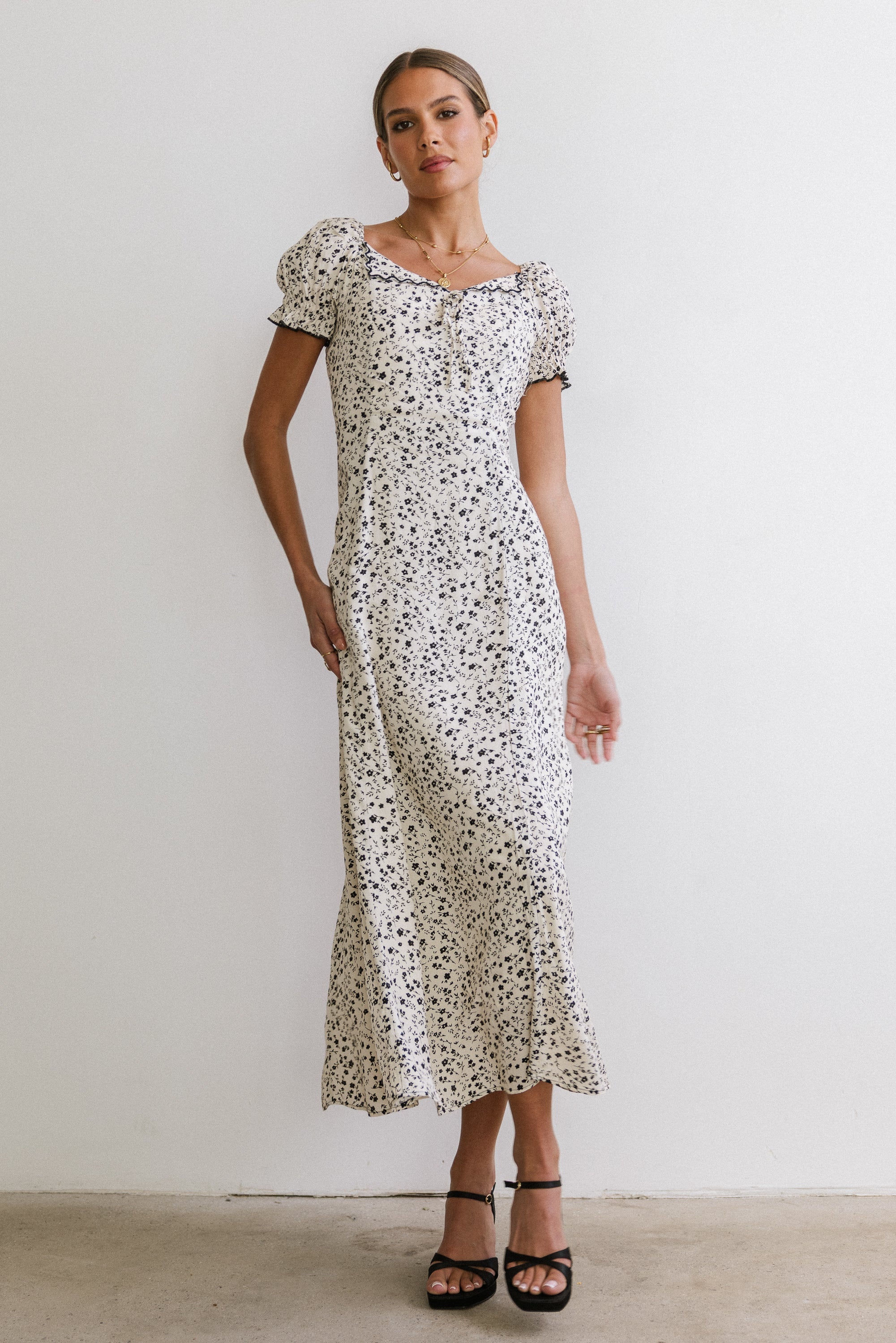 Marlow Maxi Dress in Cream FINAL SALE