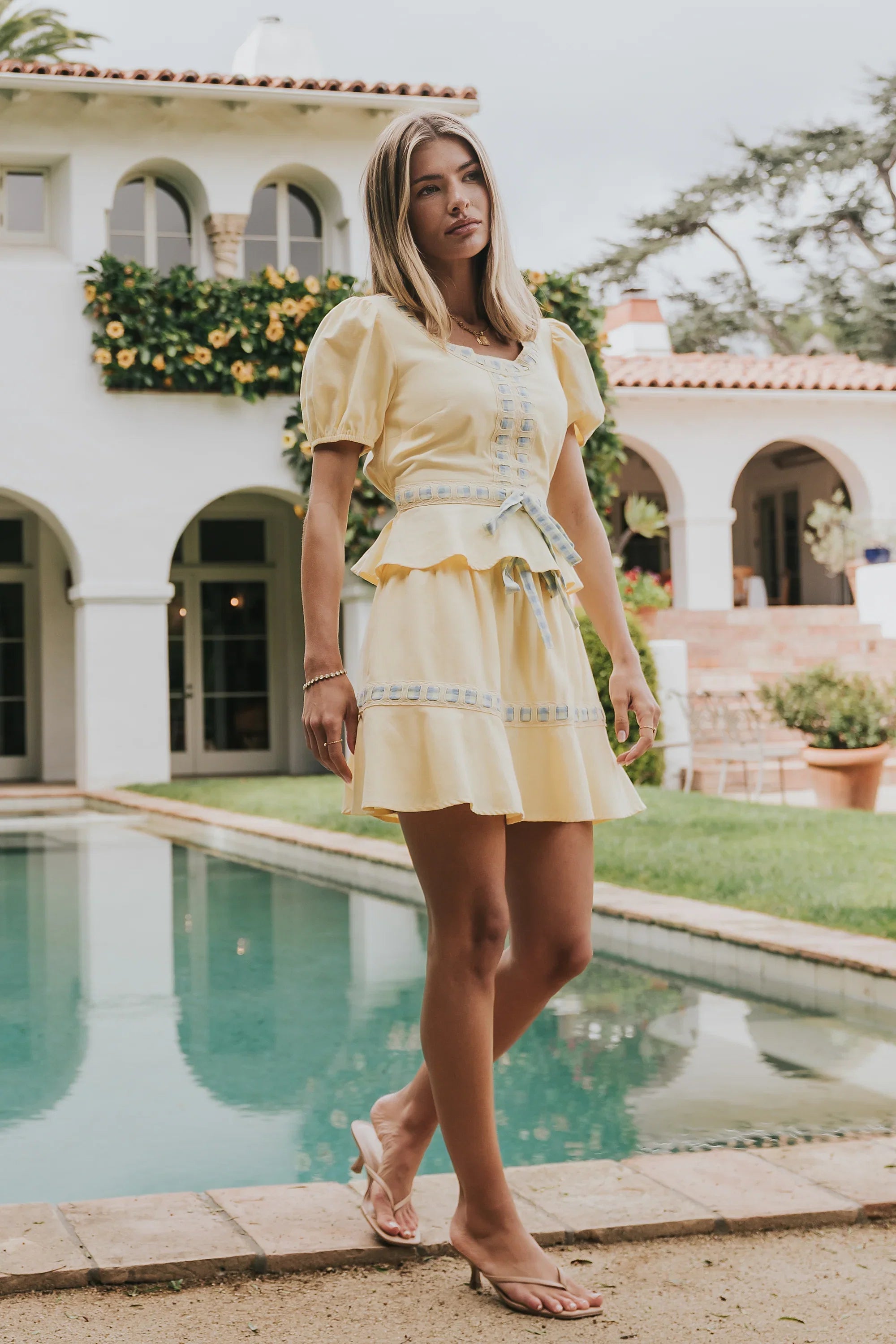 Wesley Baby Doll Top in Yellow
