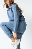 Patricia Barrel Sweatpants in Blue FINAL SALE