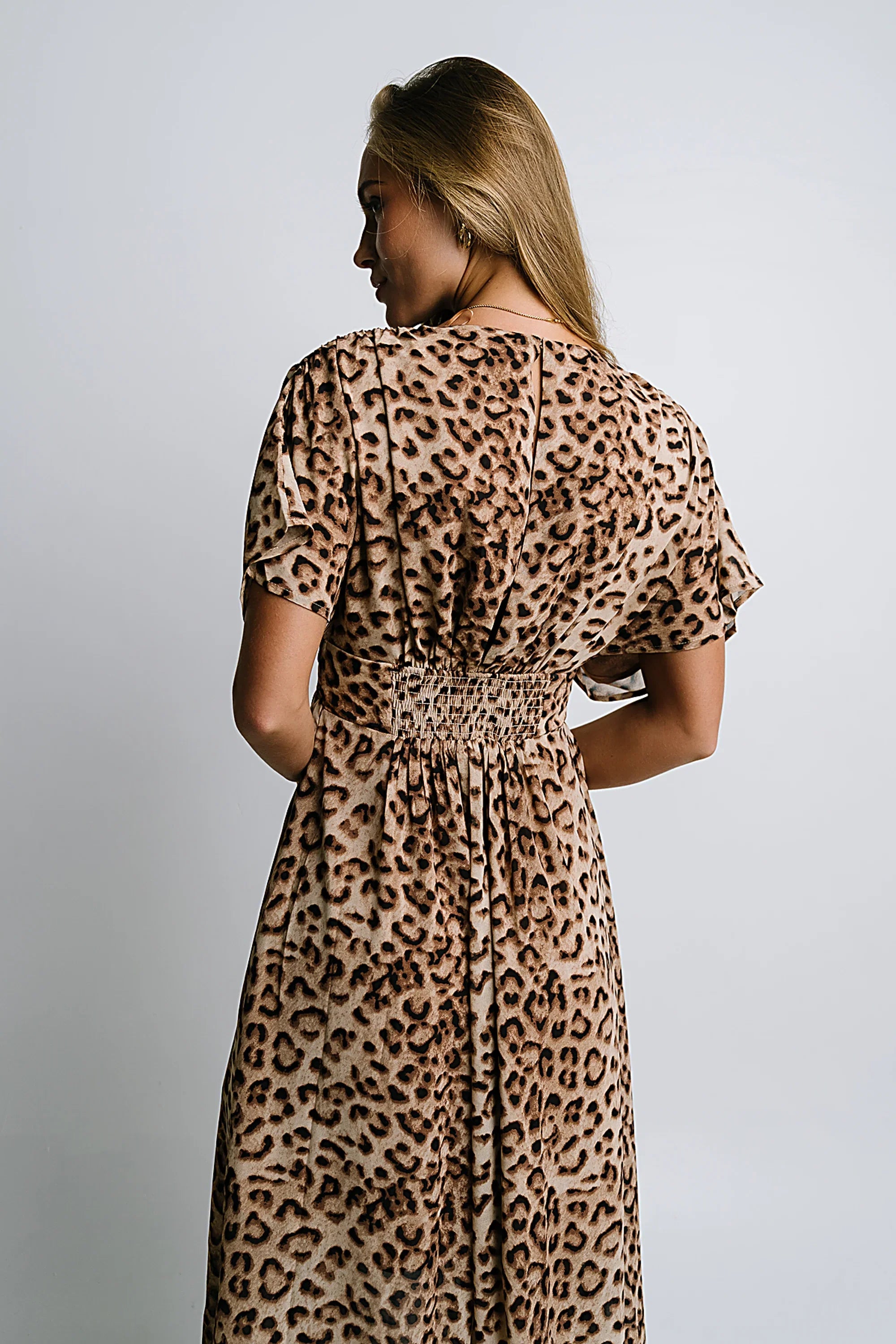Wrenna Leopard Maxi Dress