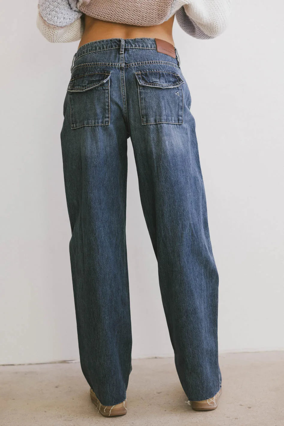 Sloan Baggy Denim in Dark Wash FINAL SALE