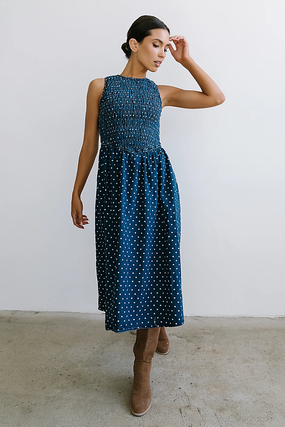 Jasmine Denim Midi Dress