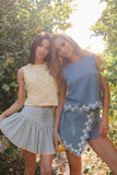 Mellie Ruffle Top in Butter Yellow