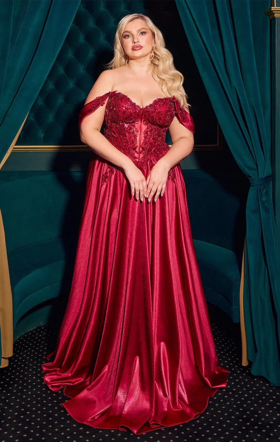 Bronwyn Gown A Line Dress With Removable Straps
