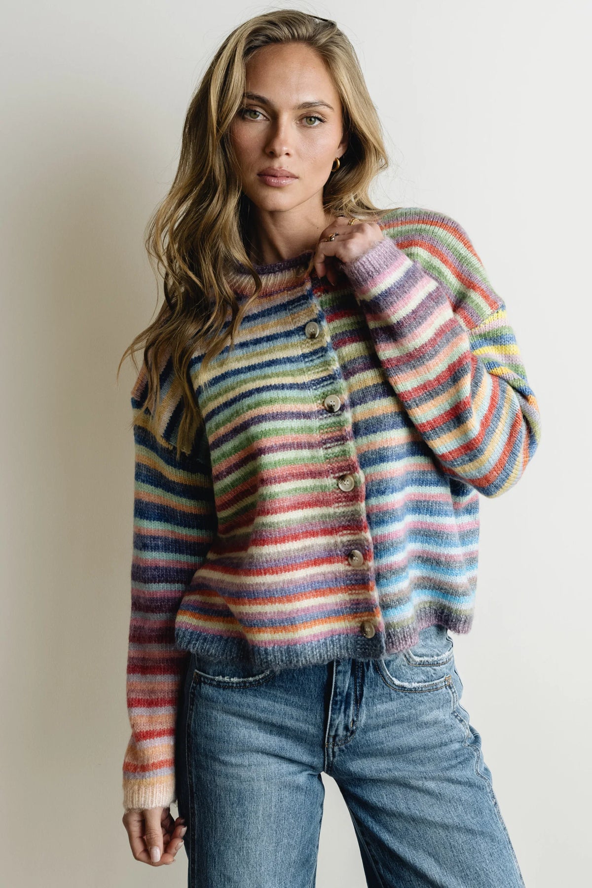 Emmy Knit Cardigan in Multi