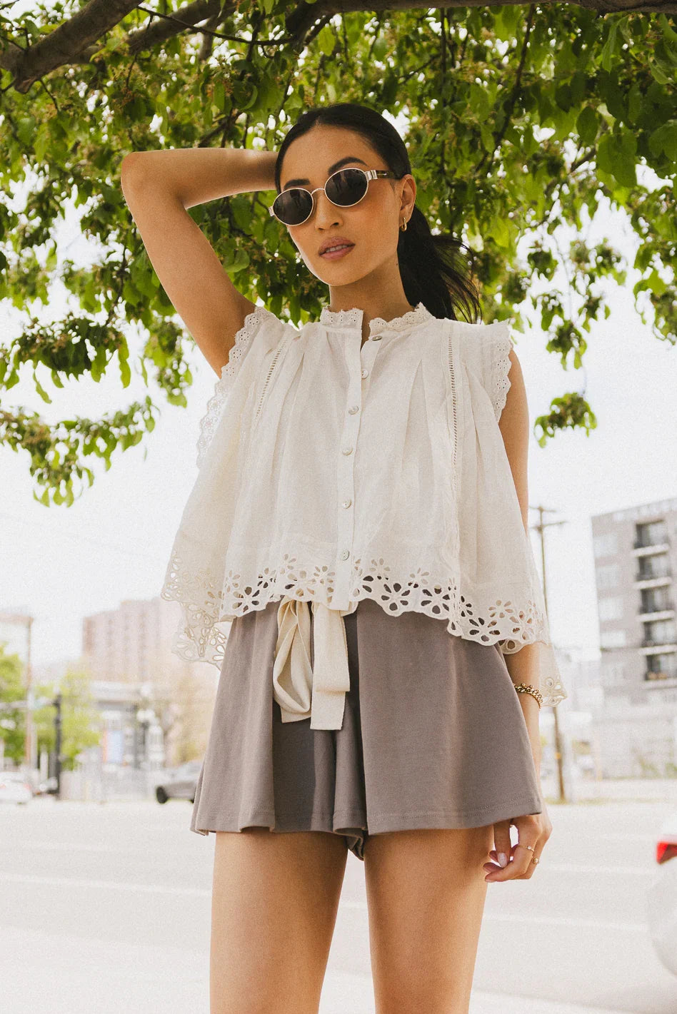 Zain Embroidered Blouse