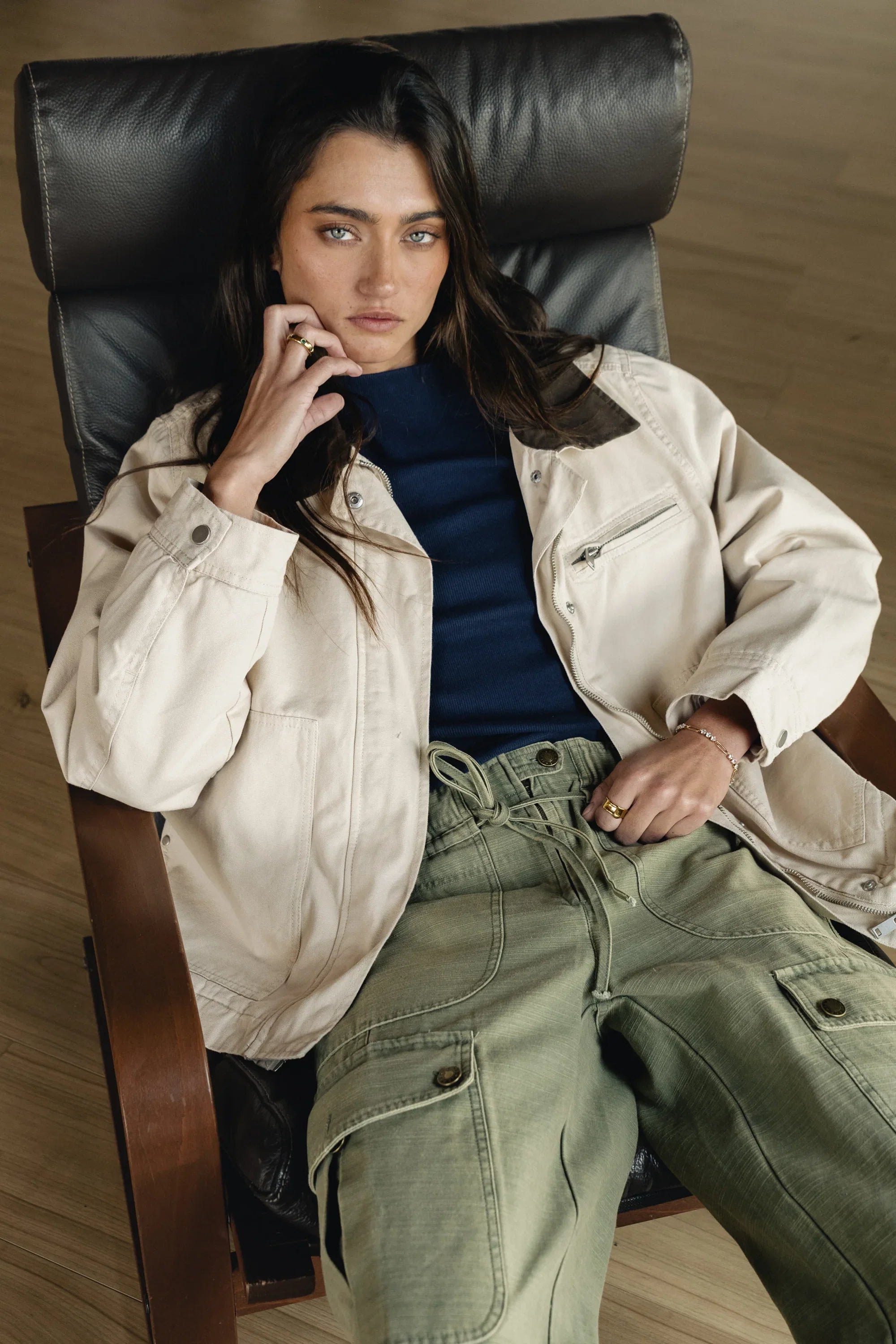 Ember Barn Jacket in Ecru