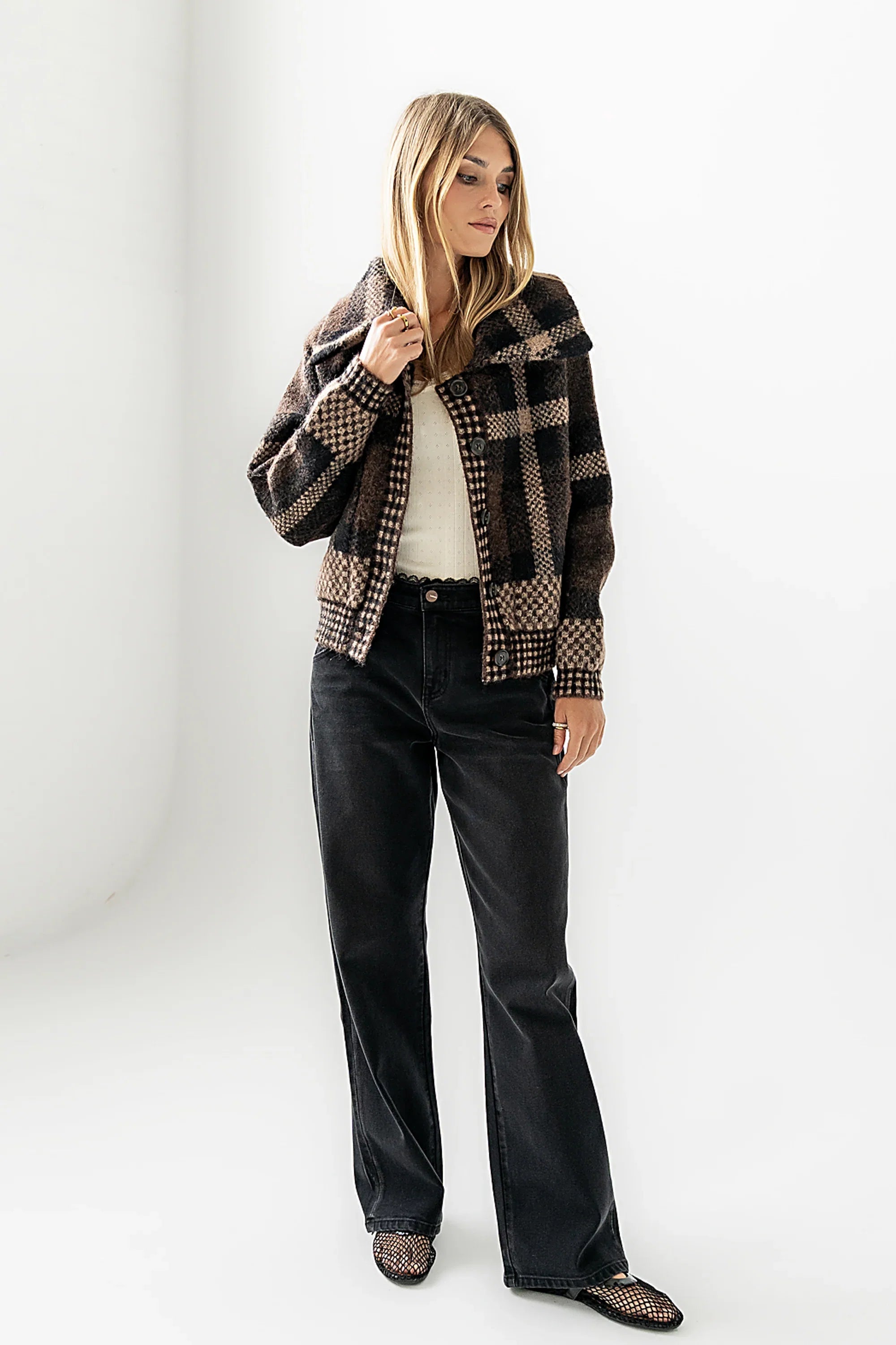 Janelle Plaid Jacket
