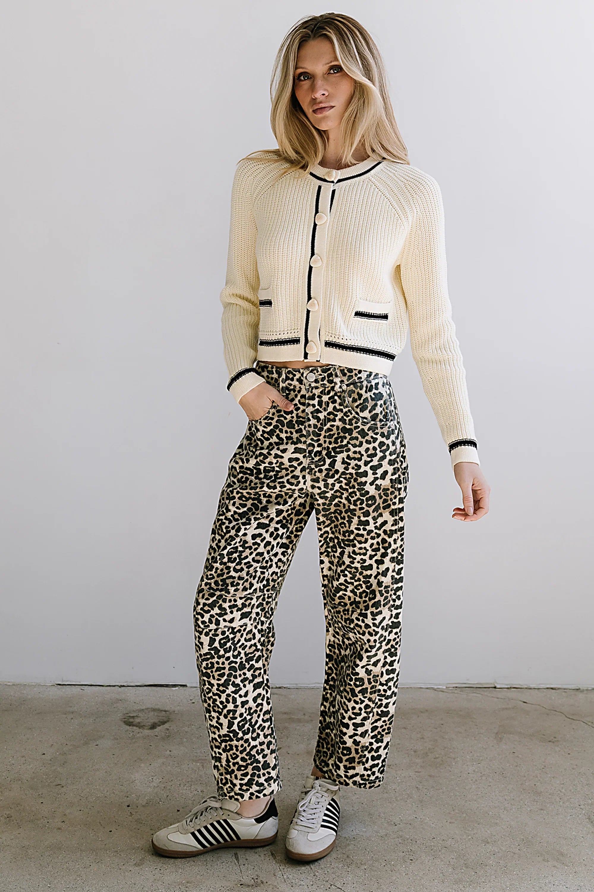 Karmella Contrast Cardigan