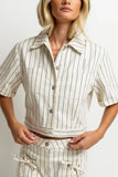Baylor Striped Button Up FINAL SALE