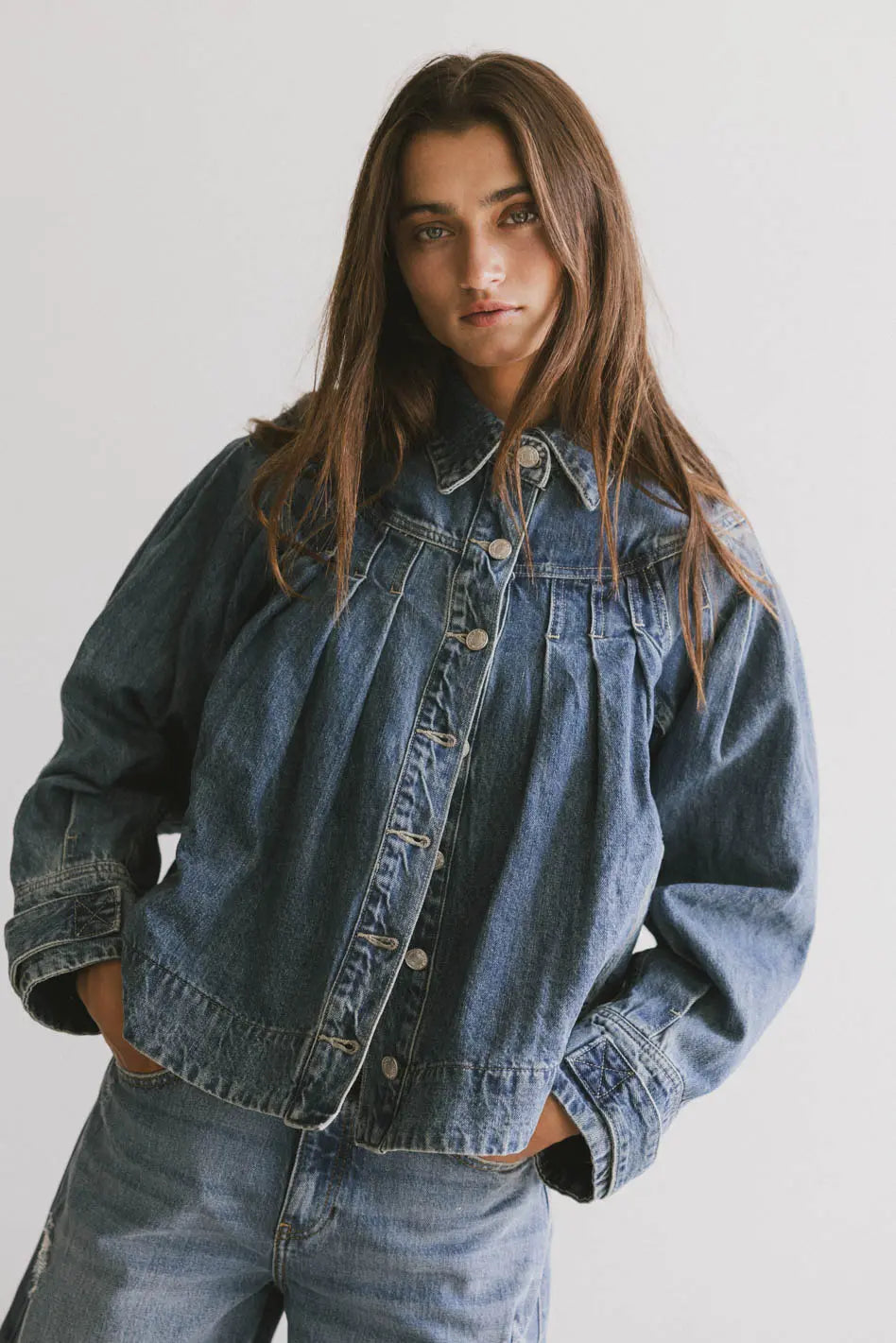 Lennon Denim Jacket Medium Wash