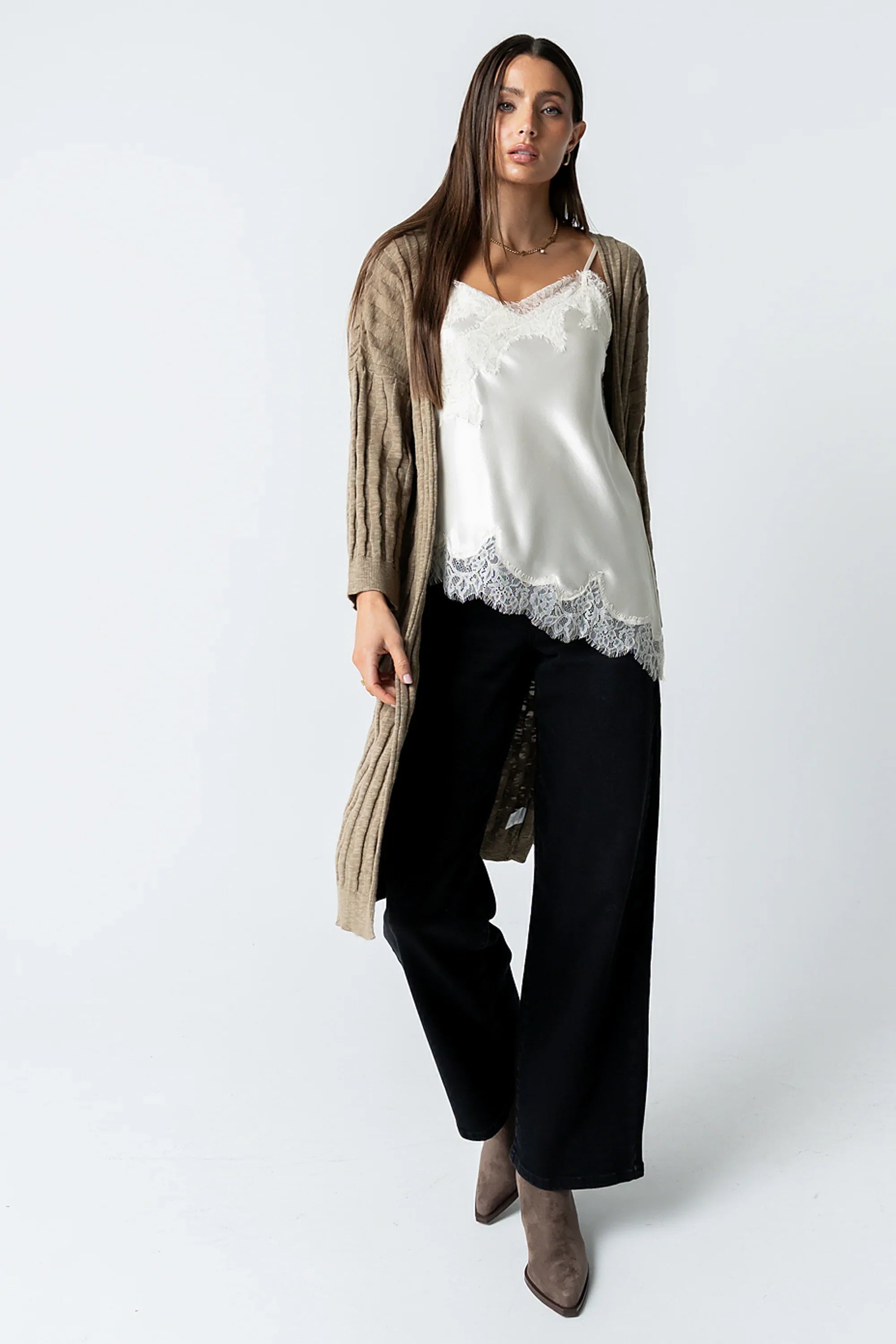 Marlie Asymmetrical Top in Cream