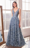 ARIELLE GLITTER TULLE GOWN