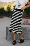 Rylan Crochet Skirt in White FINAL SALE
