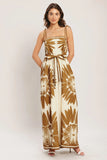 DESERT SUNBURST WIDE LEG JUMPSUIT