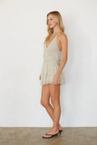 Sabina Polka Dot Mini Romper Dress