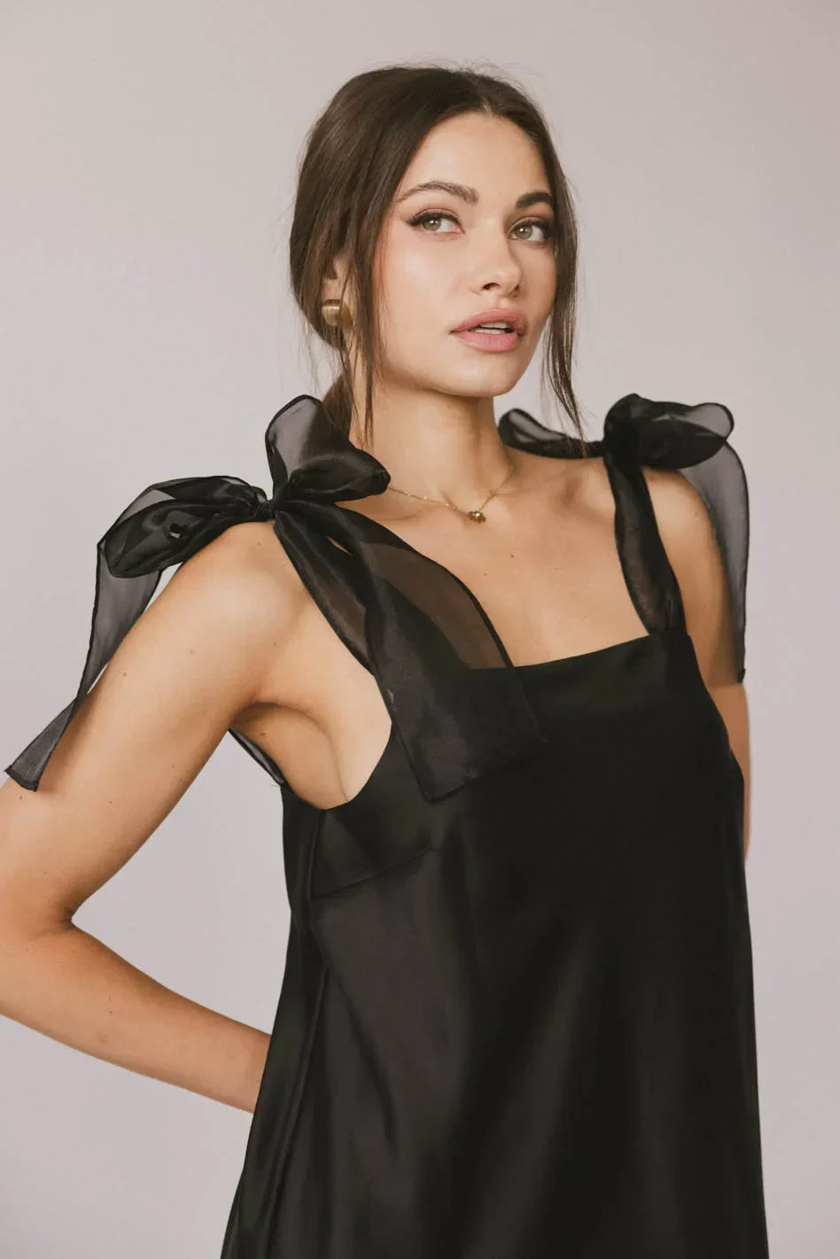 Adelle Satin Mini Dress FINAL SALE