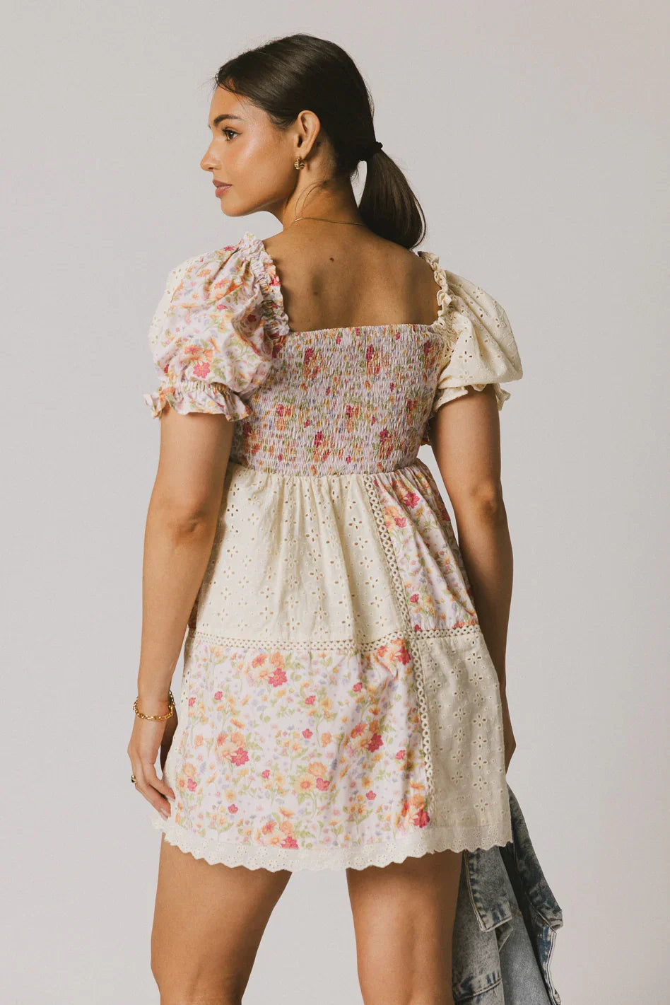 Devin Contrast Mini Dress FINAL SALE