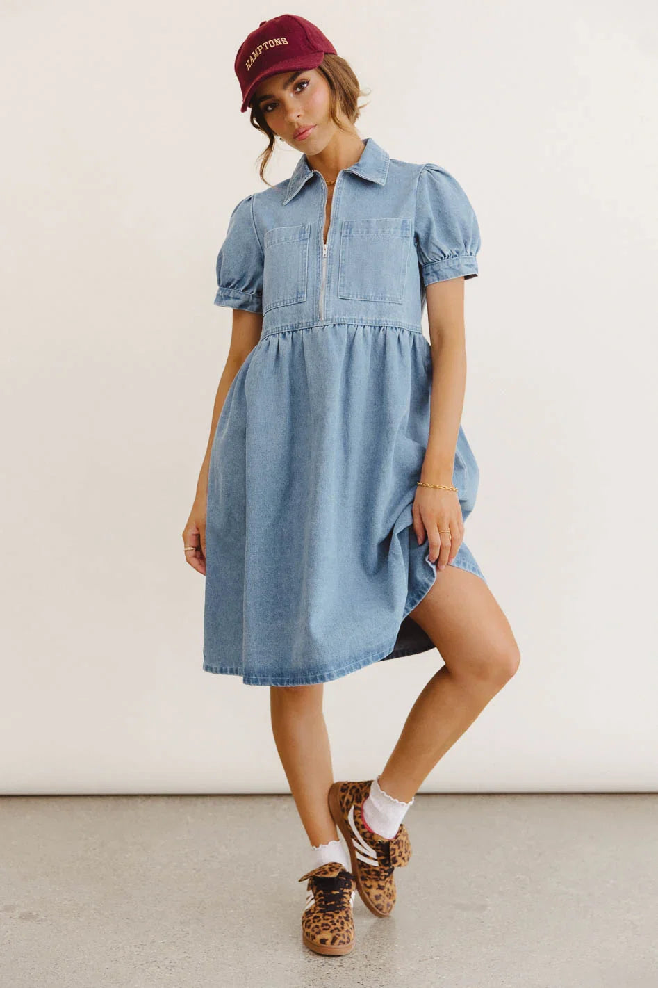 Georgia Denim Midi Dress FINAL SALE
